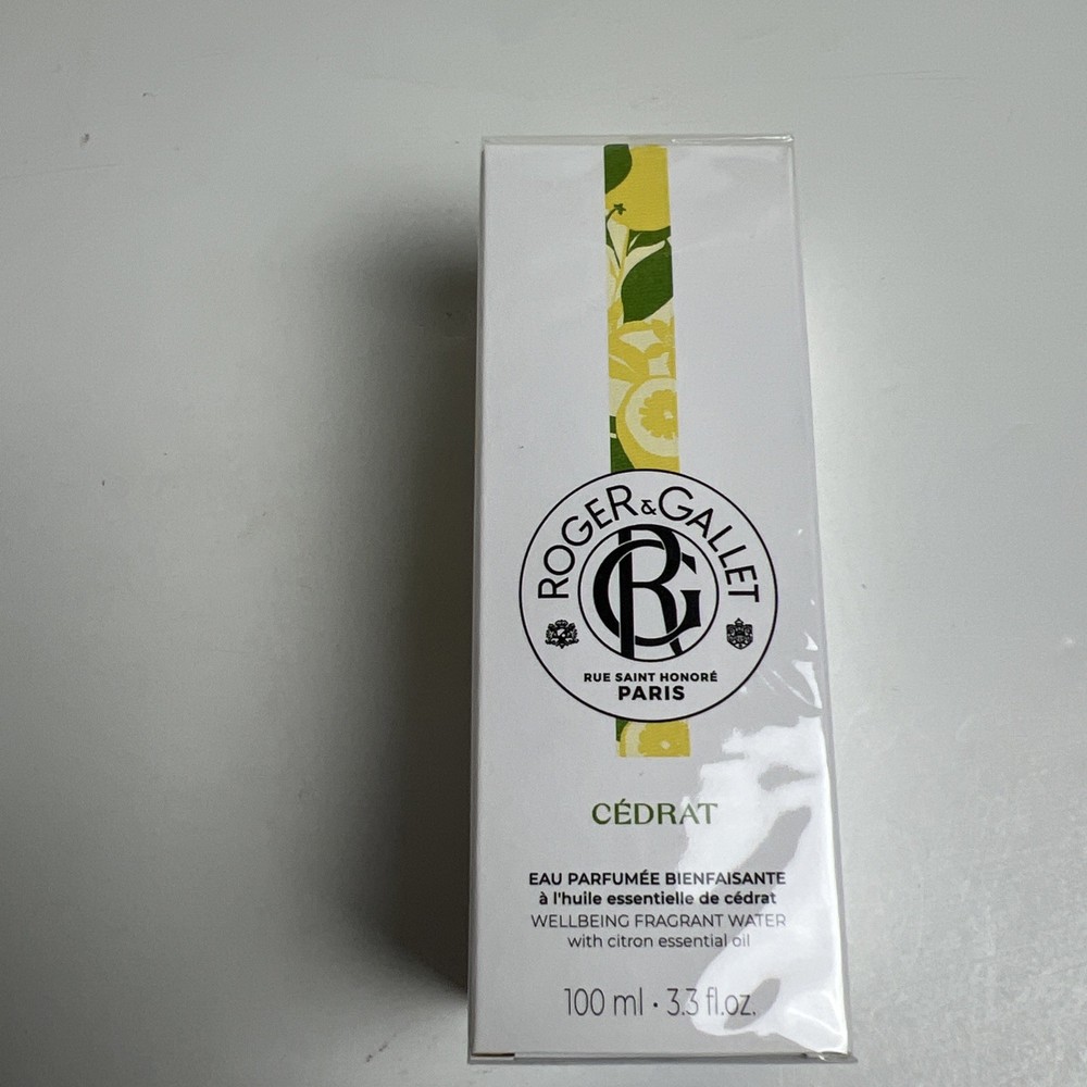 CEDRAT BY ROGER & GALLET-UNISEX-EAU PARFUMEE-SPRAY-3.3 OZ-100ML-FRANCE