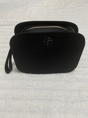 GIORGIO ARMANI BEAUTY FRAGRANCE BLACK MAKE UP TRAVEL SIZE POUCH FREE SHIPPING