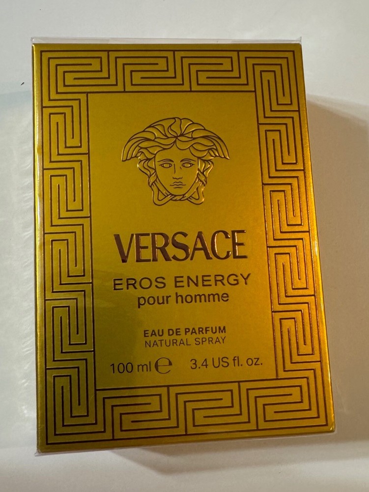 Versace Eros Energy Pour Homme EDP spray For Men 3.4oz New In Box SEALED