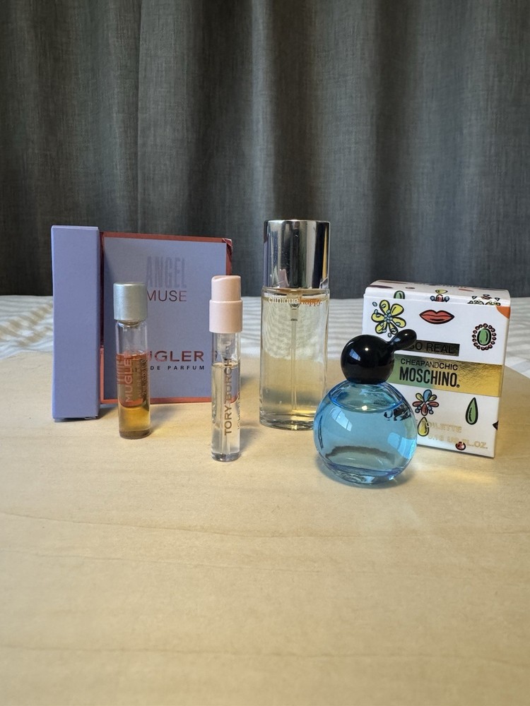 Perfume Minis Samples Moschino Clinique Tory Burch Angel Muse