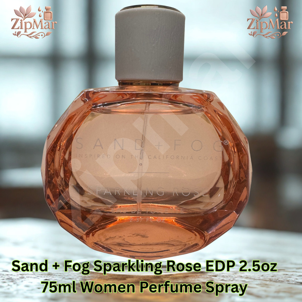 Sand + Fog Sparkling Rose EDT 2.37oz Women’s Fresh Floral Long Lasting Fragrance