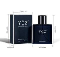 Ycz Charm Unfolds Marine Perfume for Men Long Lasting Fragrance Gift 1.7oz(50ml)
