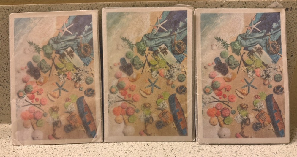 LOT OF 3 ATELIER COLOGNE ABSOLUE LEMON ISLAND SAMPLE VIALS WITH POSTCARDS NEW