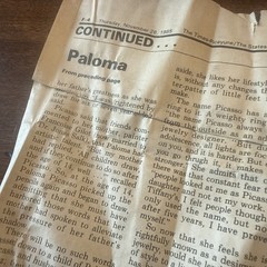 PALOMA PICASSO Parfum Mini Travel .14 fl oz LOT OF 2 & 1985 Newspaper Article!
