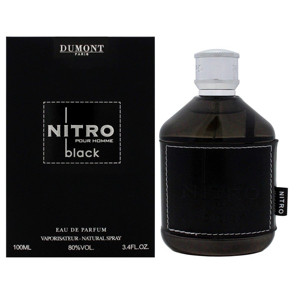 Nitro Black by Dumont for Men – 3.4 oz EDP Spray