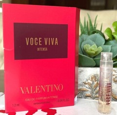 Lot of 2: VALENTINO VOCE VIVA INTENSA EDP Intense Sample 2x 1.2 ml. France. New