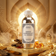 Roman Mukkhallatt All Shhams Perfume Oil Arabian Oud Fragrance 3.4 fl oz