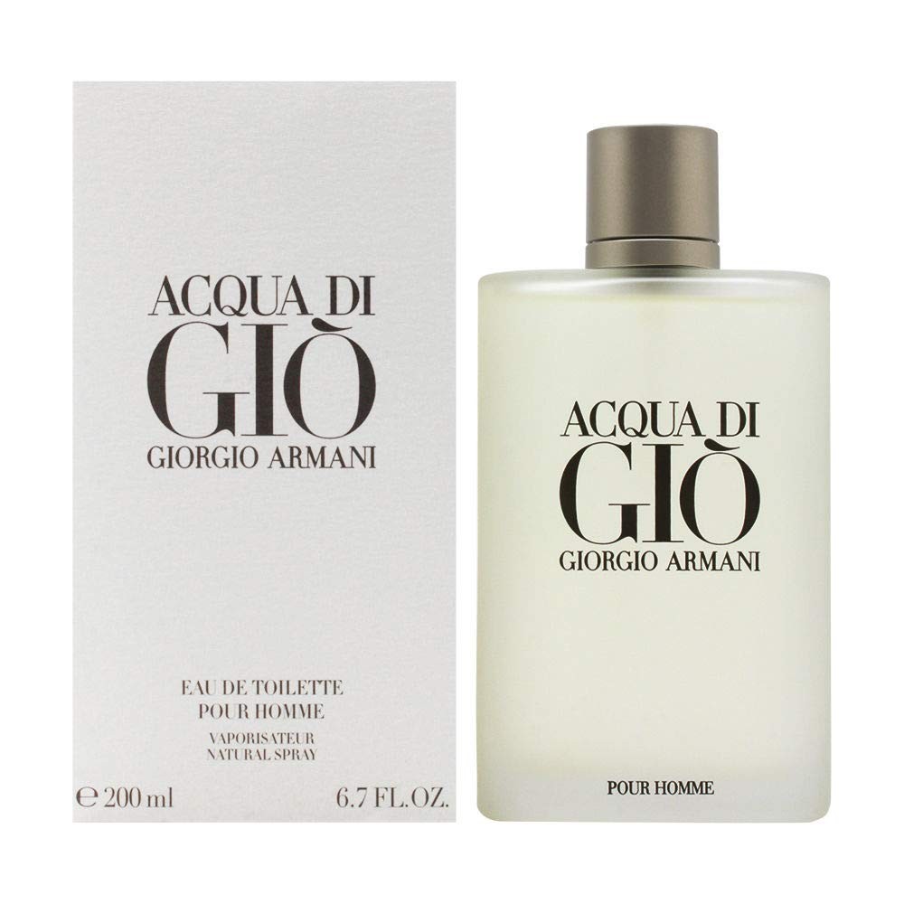 Acqua di Gio Eau de Toilette for Men Fresh Marine Aromatic Woody Fragrance 6.7