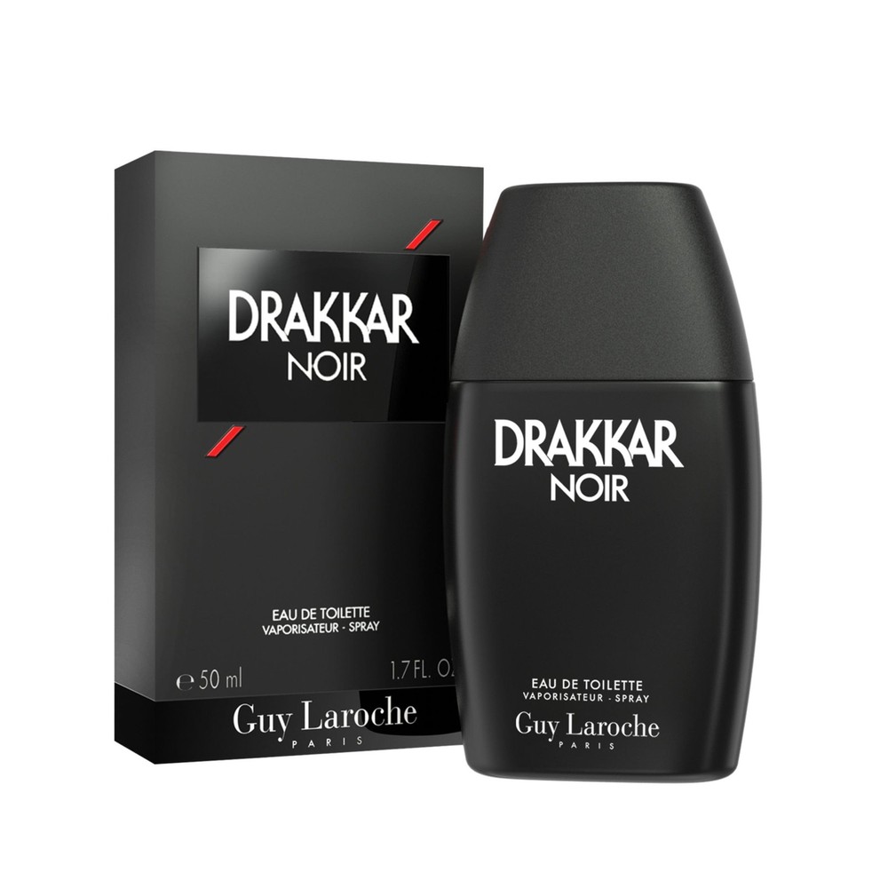 Guy Laroche Drakkar Noir, Iconic Designer 1.7 Fl Oz (Pack of 1), Black