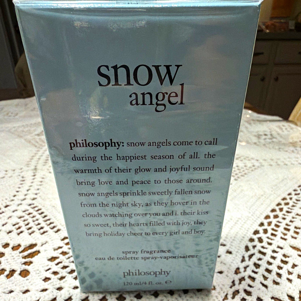Philosophy Snow Angel Eau de Toilette Spray Fragrance, Large Size 4 fl oz