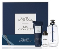 Coach New York, Open Road For Men,3 Piece Gift Set, 3.3 oz