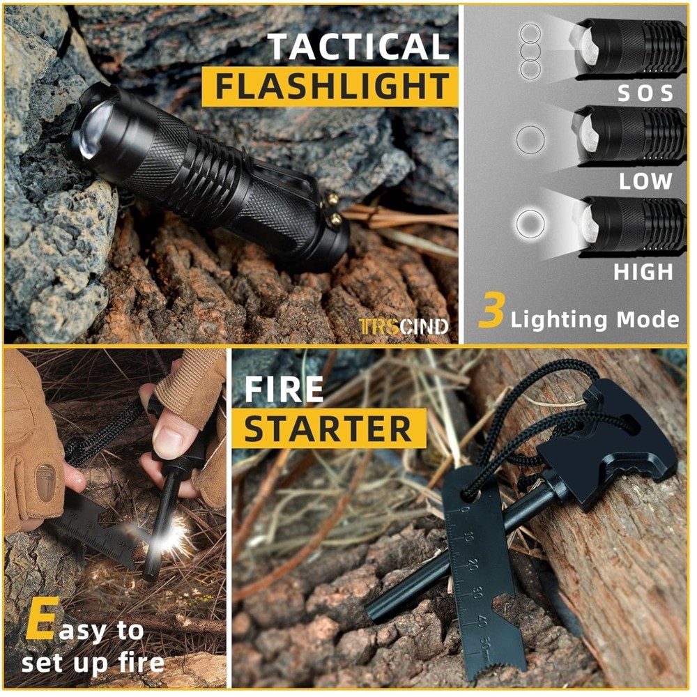 Tactical Survival Gear – Fishing Hunting Kit