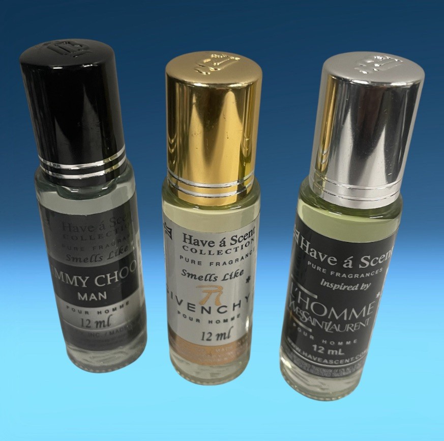 3pc Men Assorted Roll On Oil 12 ML Limited Time Only