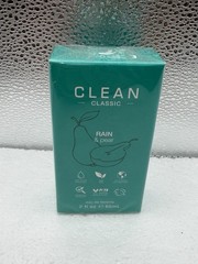 CLEAN Classic Rain & Pear Eau de Toilette Spray 2 fl oz Pear Melon Vetiver