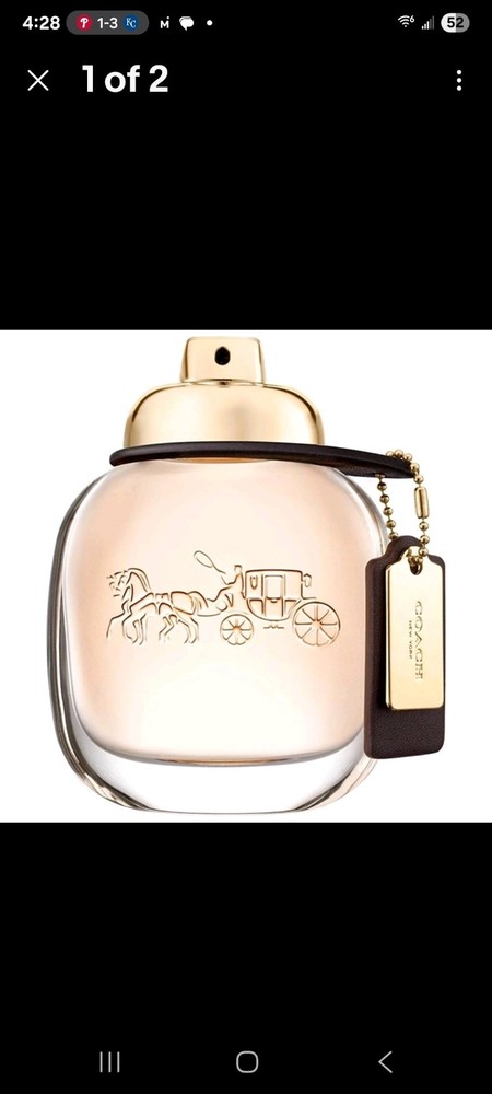 Coach Women’s Eau De Parfum Spray Refreshing Floral Musk, 3.3 oz 3386460078306