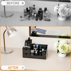 Yieach Cologne Organizer for Men,Cologne Stand and Rack,Large Acrylic Perfume Or