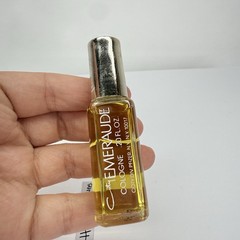 Vintage Coty EMERAUDE Cologne Perfume .2oz Mini Purse Size Splash Bottle Genuine