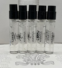 🔥 5 Pcs Creed Aventus Men Eau De Parfum Sample Spray 2ml/ 10 ML Total, Gift bag