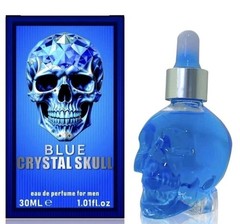 Blue Skull Cologne Unique Style for Men 1 Oz Oriental Woody Masculine Scent