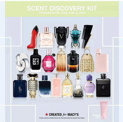 Limited Holiday Macys’ 21pc Women & Men Fragrance Sampler Discovery Gift Set