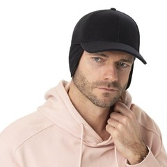 Vaby Ear Flaps Cap Men Anthracite 7-7 1/8