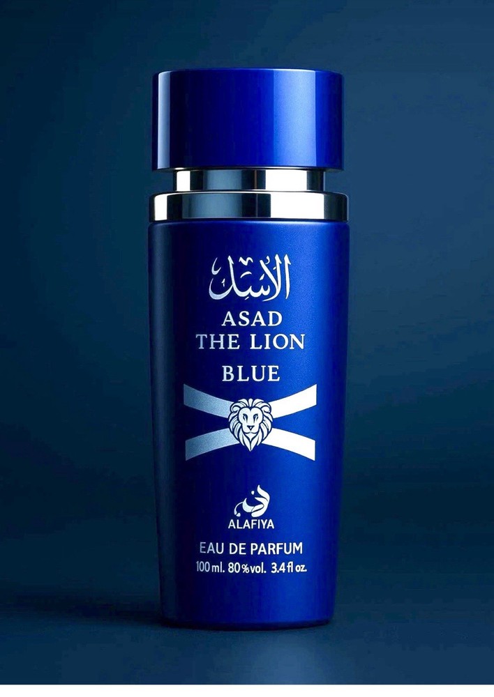 ASAD THE LION BLUE BY ALAFIYA 3.4 fl oz EDP spray for Men New Sealed Box