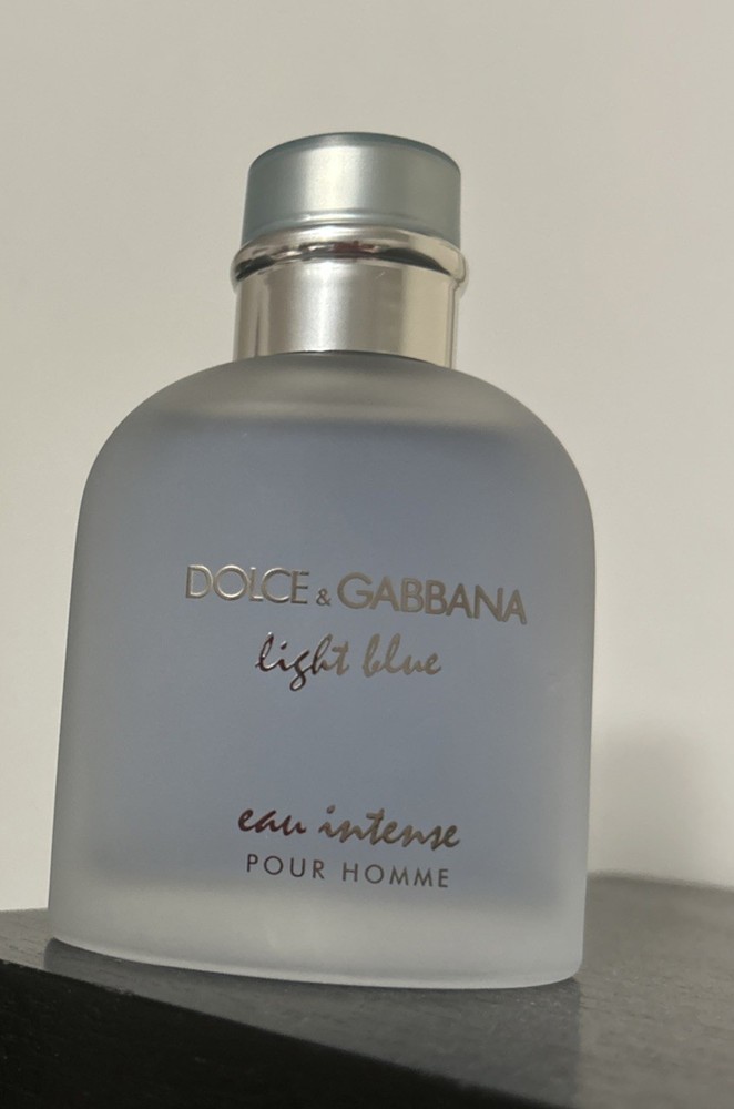 DOLCE & GABBANA LIGHT BLUE POUR HOMME 3.3 oz / 100 ML Eau Intense Spray EDP