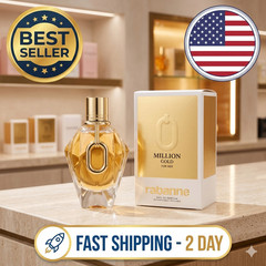 Million Gold For Her By Paco Rabanne EDP Spray 90ml / 3 fl.oz NEW IN SEALED BOX