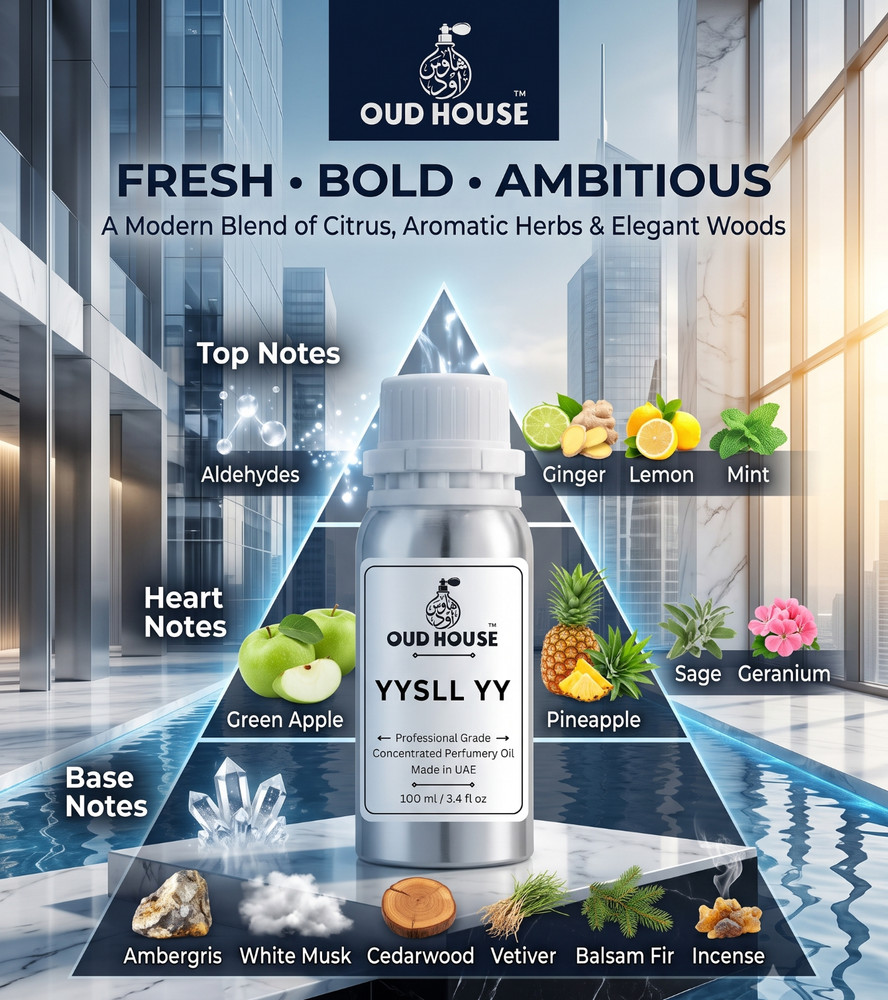 Oud House YYSLL YY Perfumery Oil 3.4 fl oz Woody Aromatic Men UAE