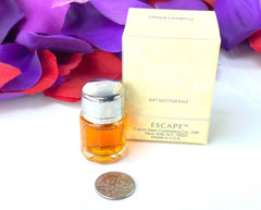 Calvin Klein Escape Perfume (.13oz /4ml) Vintage Travel Splash Mini *NEW w/ BOX*