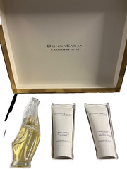DKNY Cashmere Mist gift set for women: 1.7floz. EDP+ 2.5floz.lotion+ bcleansing