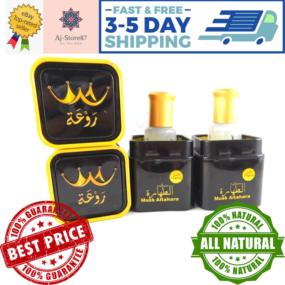 24X Musk ِAlTahara Rawa White Musk Oil High Quality Thick Perfume Oil