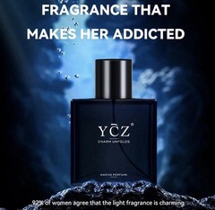 Ycz Charm Unfolds Marine Perfume for Men Long Lasting Fragrance Gift 1.7oz(50ml)