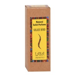 Lasa Natural Solid Perfume Golden Woods For Man & Women Fragrance In Wooden Jar