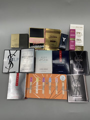 Designer Fragrance Beauty Sampler Set YSL Prada Jean Paul Clinique Armani women