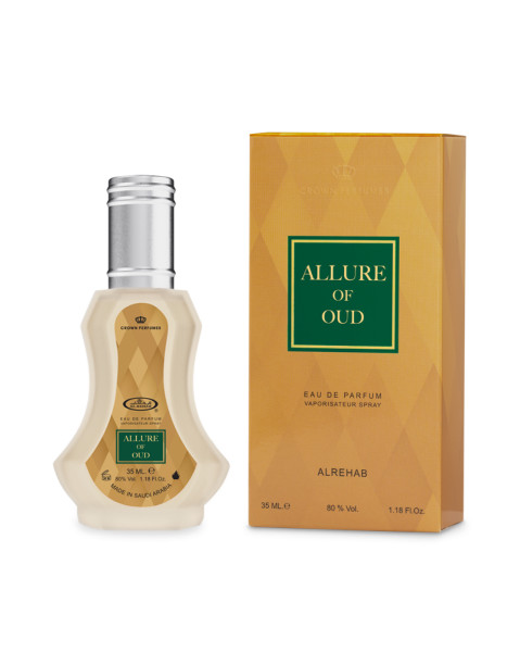Allure of Oud-Al-Rehab Eau De Natural Perfume Spray – 35 ml (1.15 fl. oz)-Unisex