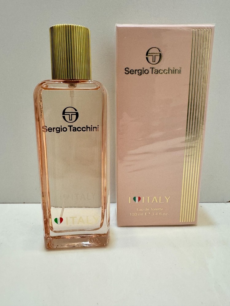 Sergio Tacchini I love Italy Spray 3.4 oz / 100 ml Eau de Toilette New In Box
