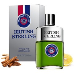 Dana British Sterling After Shave Splash 3.8oz For Men | Classic Fresh Fragrance