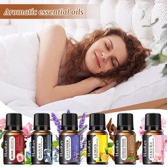 6 x 10ml Fragrance Essential Oil Pure Nature Oil for Aromatherapy Diffuser Gift