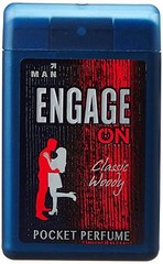 Engage ON Cool Marine, Classic Woody, Citrus Fresh Pocket Perfume for Man,18.4ml