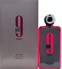 Afnan 9 PM Rebel Eau De Parfum Spray For Men 3.4 Oz / 100 ml Brand New!!!