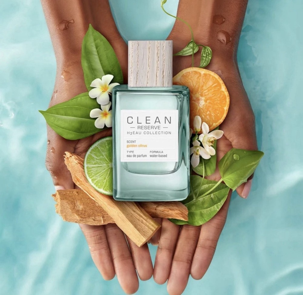 Clean ~ Golden Citrus H2EAU Collection Eau de Parfum ~ 3.4 fl oz