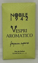 Nobile 1942 Vespri Aromatico 0.74 oz 2.2 ml EDP Spray Mini Travel Sample Vial