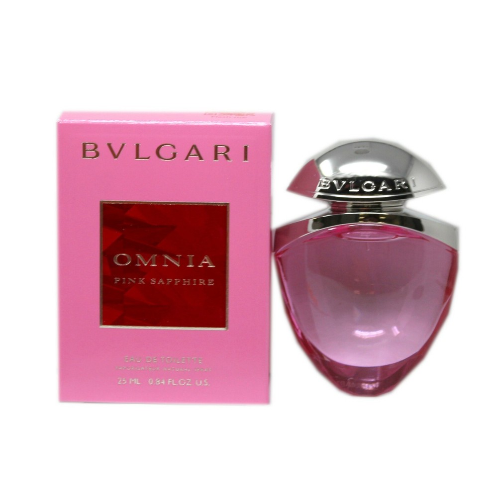 BVLGARI OMNIA PINK SAPPHIRE EAU DE TOILETTE NATURAL SPRAY 25 ML/0.84 FL.OZ. NIB