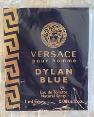 💠VERSACE Pour Homme Dylan Blue Eau De Toilette .03oz Spray Vial FREE SHIP