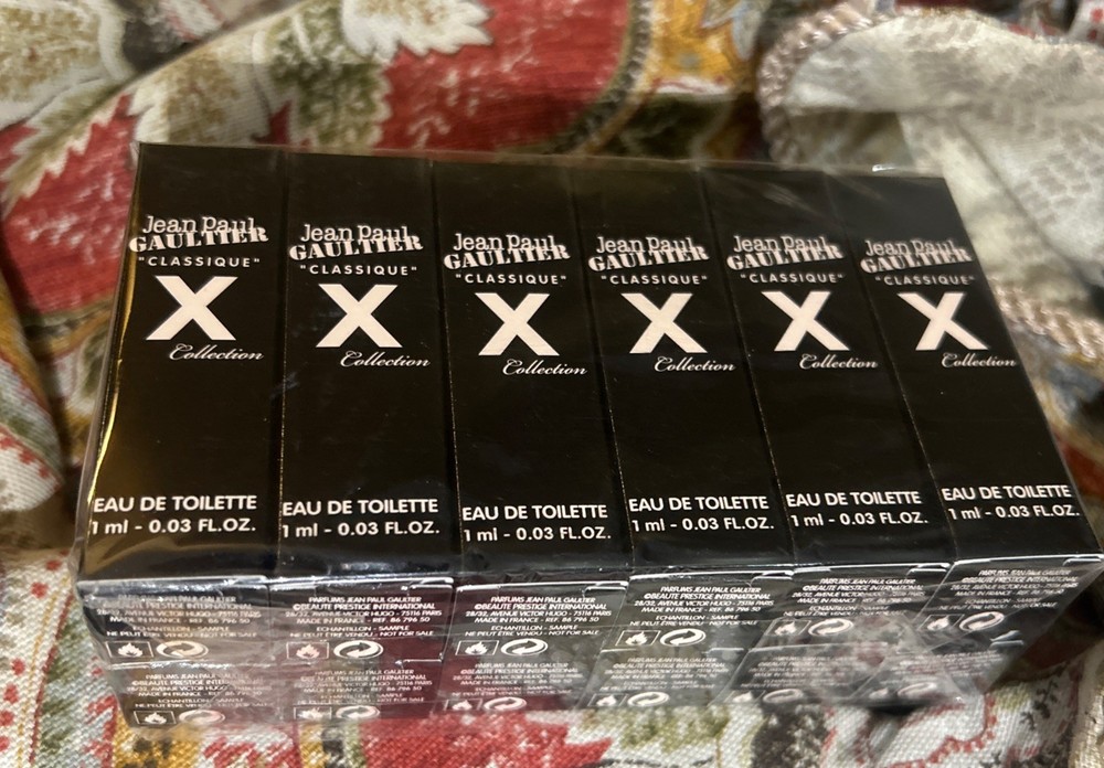 12 LOT Jean Paul Gaultier CLASSIQUE X COLLECTION EDT 1ml each Spray Vials NEW