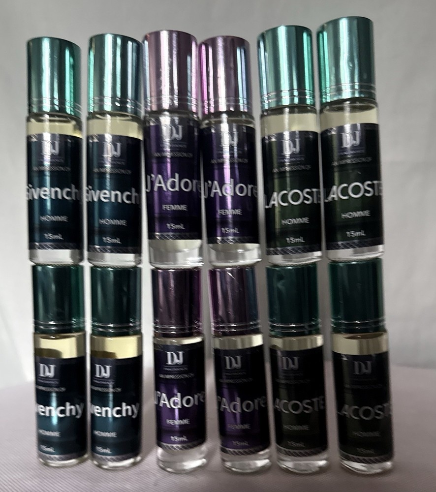 DJ Fragrances Perfume Spray Set Givenchy J’Adore Lacoste 15mL