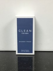 CLEAN for men shower fresh eau de toilette 1 oz NEW IN BOX