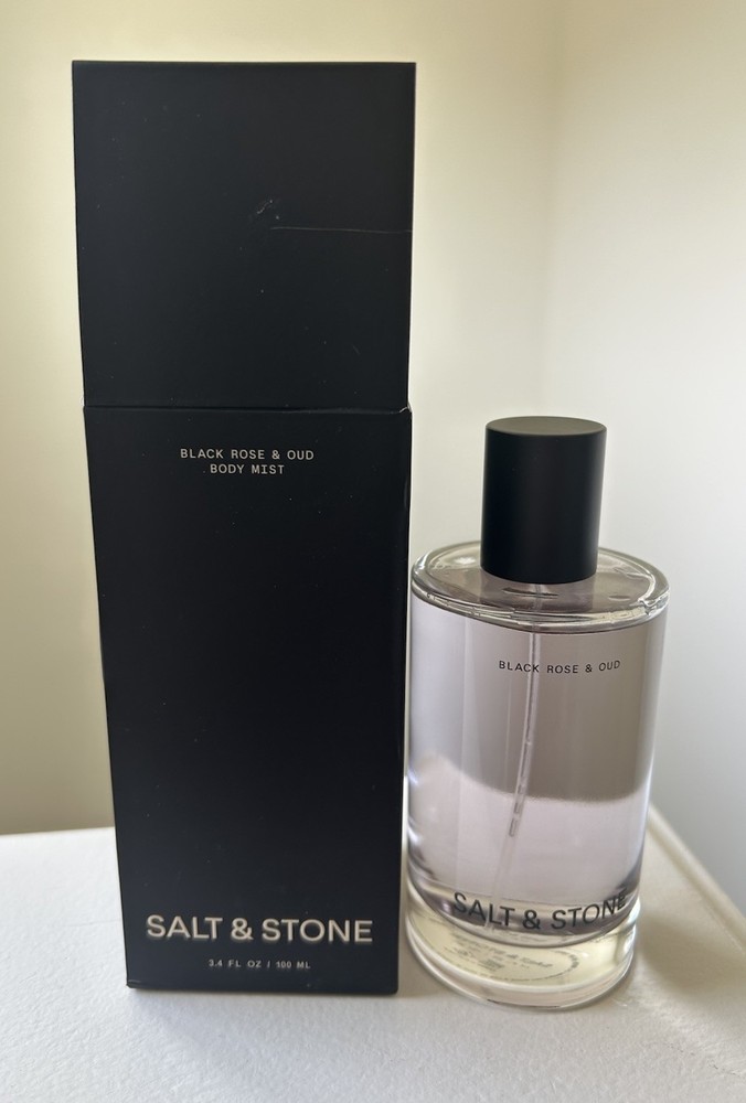 Salt & Stone Black Rose & Oud Body Mist – 3.4 oz / 100 mL New In Box