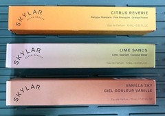 Skylar Eau de Parfum 0.33 FL Oz each Set Citrus Reverie Lime Sands Vanilla Sky